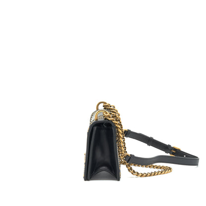 Dior Small Studded Diorama Black