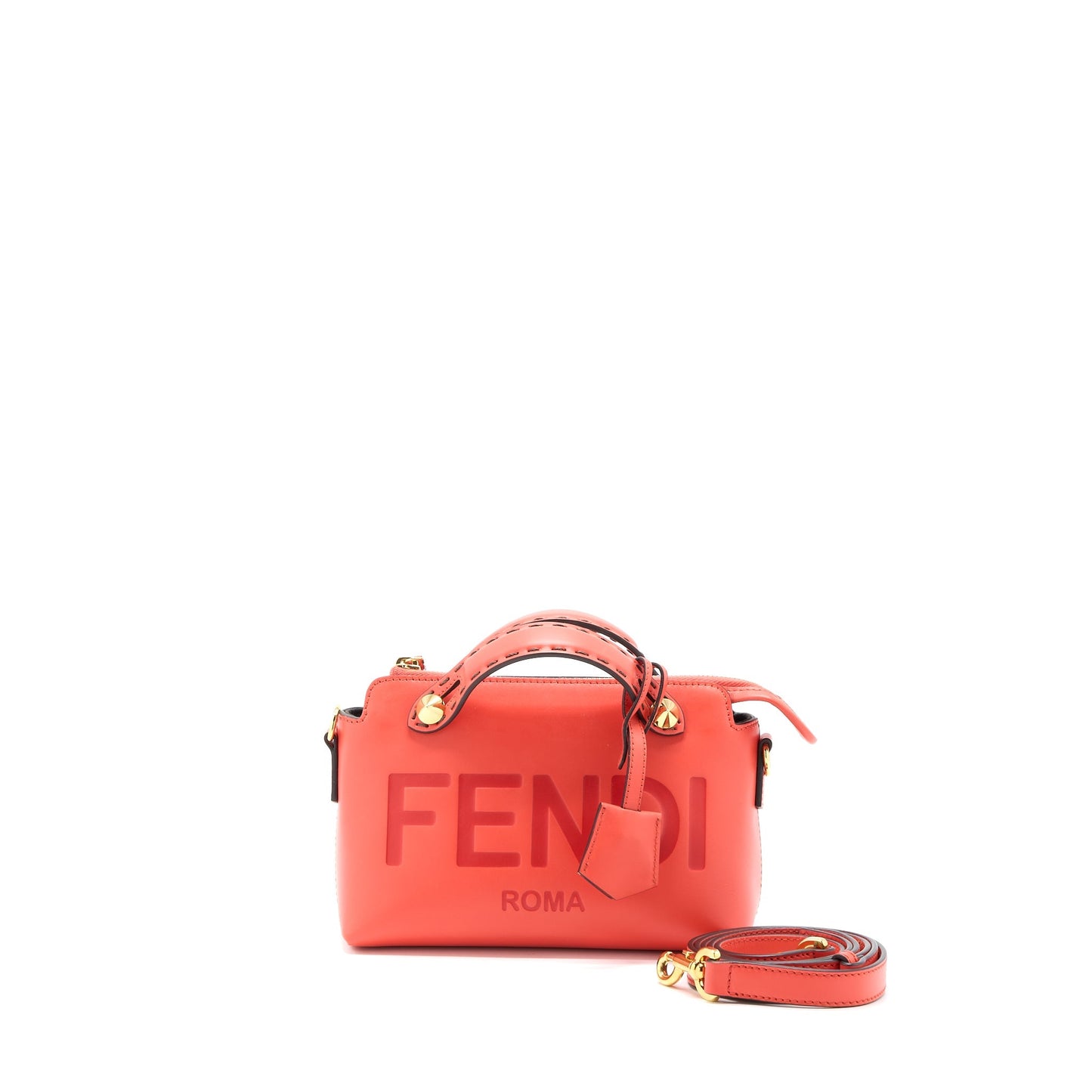 Fendi By The Way Mini Calfskin Red/Orange
