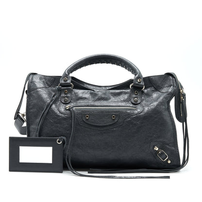 Balenciaga Medium Giant City Purse Grey with