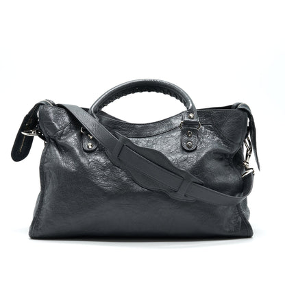 Balenciaga Medium Giant City Purse Grey with