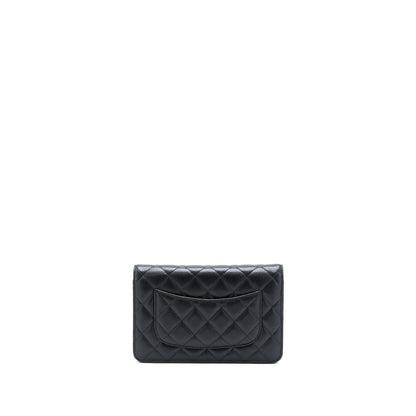 Chanel Classic Wallet on Chain Caviar Black SHW (Microchip)