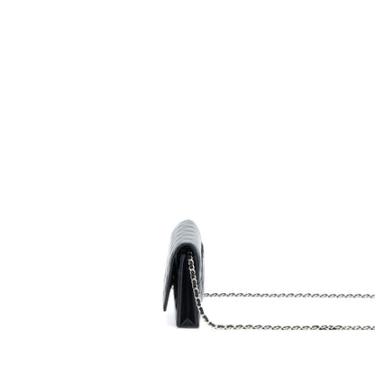 Chanel Classic Wallet on Chain Caviar Black SHW (Microchip)