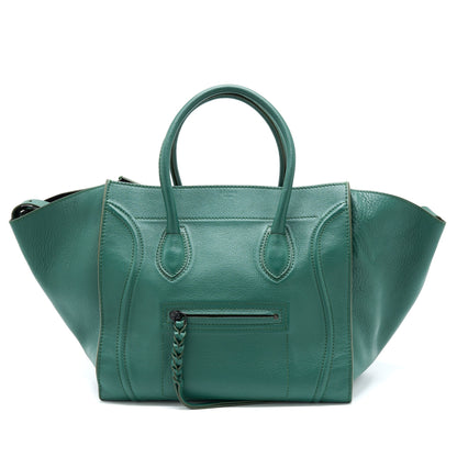 Celine Phantom Tote Purse Dark Green