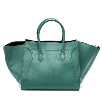 Celine Phantom Tote Purse Dark Green