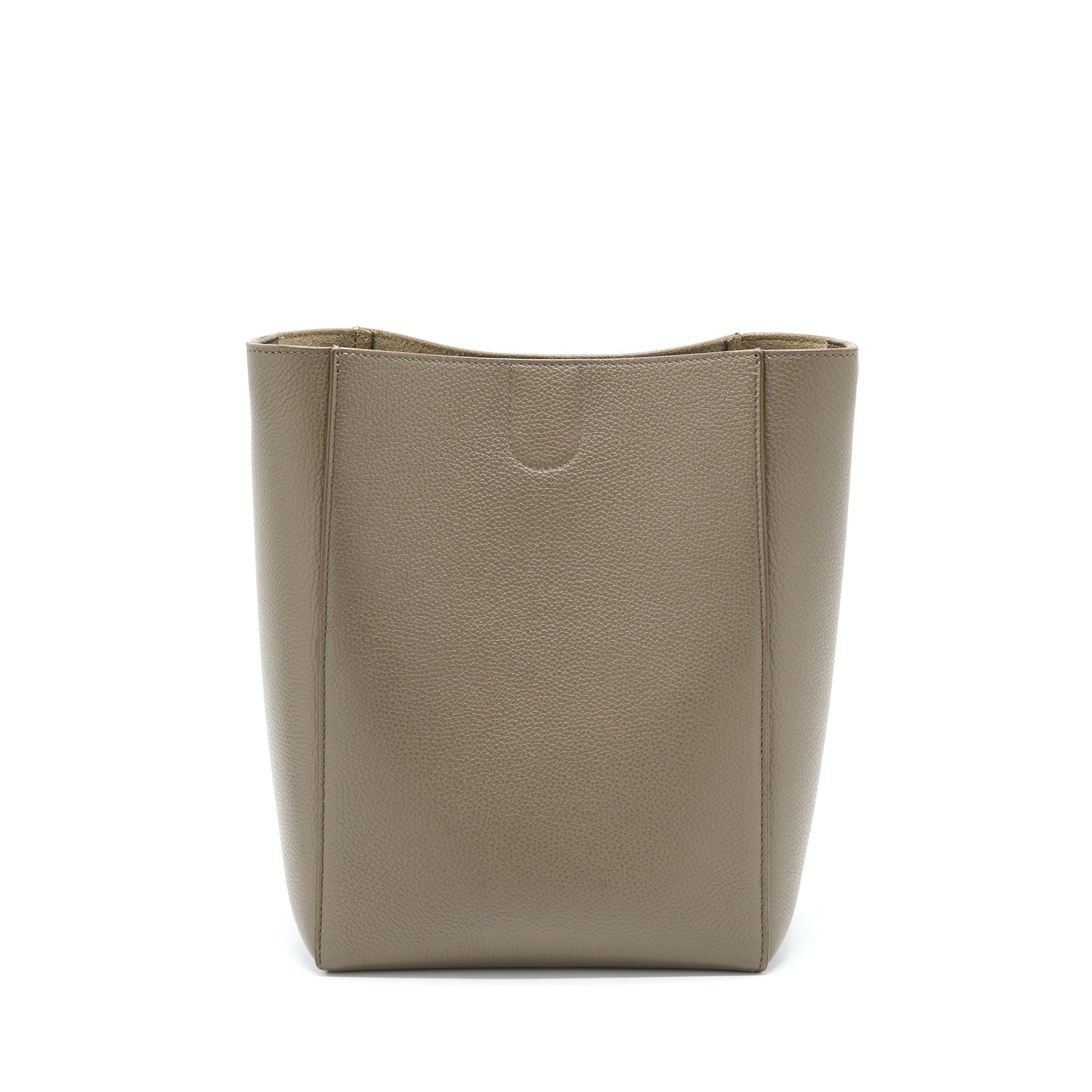 Celine Small Sangle Bucket Purse Light Grey