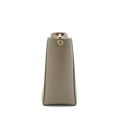 Celine Small Sangle Bucket Purse Light Grey