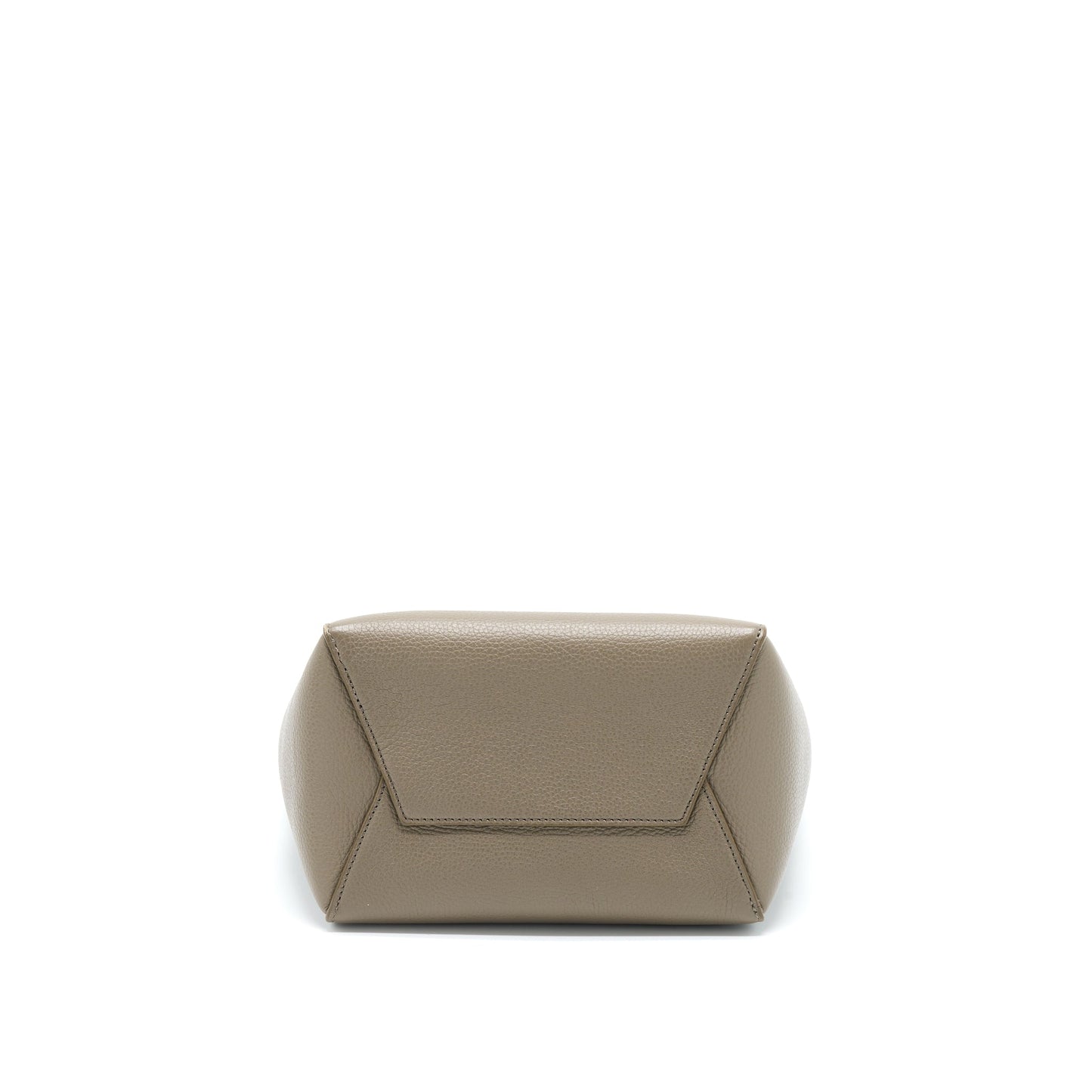 Celine Small Sangle Bucket Purse Light Grey