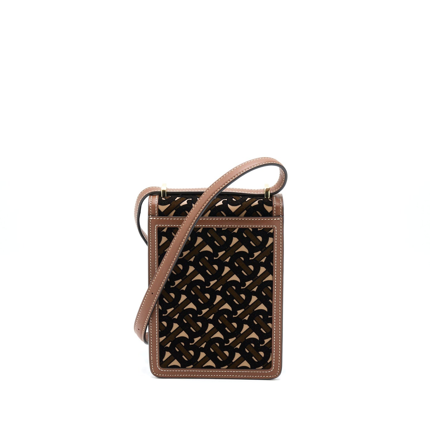 Burberry Robin Purse Monogram Flocked Leather