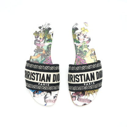 Dior Size36 Dway Slide Multicolor