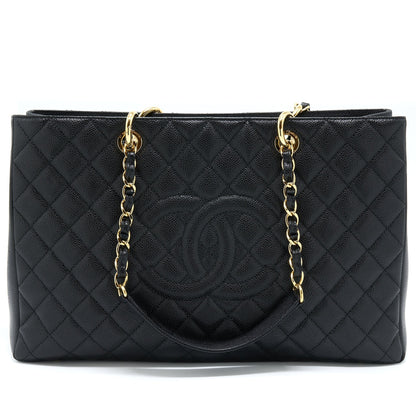 Chanel Grand Shopping Tote XL Caviar Black GHW