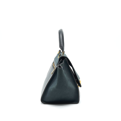 Celine Trapeze Purse Deep Grey / Black
