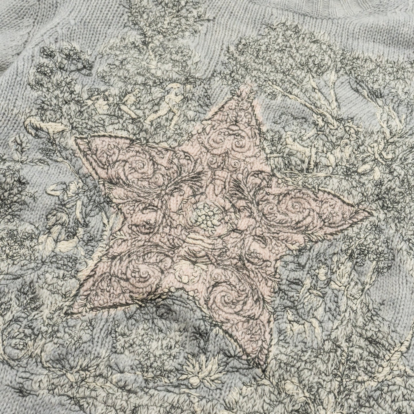 Dior Size 36 Chez Mio Sweater Cashmere Grey