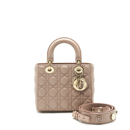 Dior Small Lady Dior Dark Beige