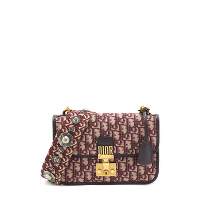 Dior Red Oblique Dior Addict Purse