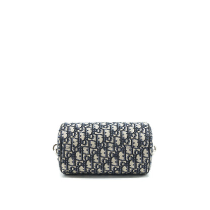 Dior Blue Oblique Messenger Roller Purse