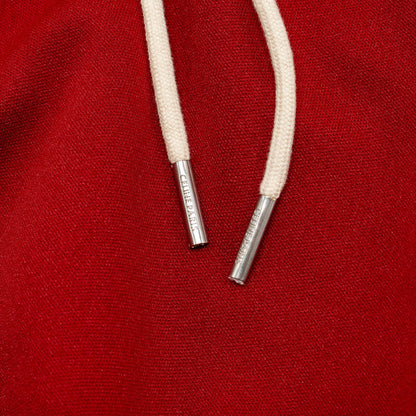 Celine Size S Cropped Hoodie Jersey Polyester Red / White