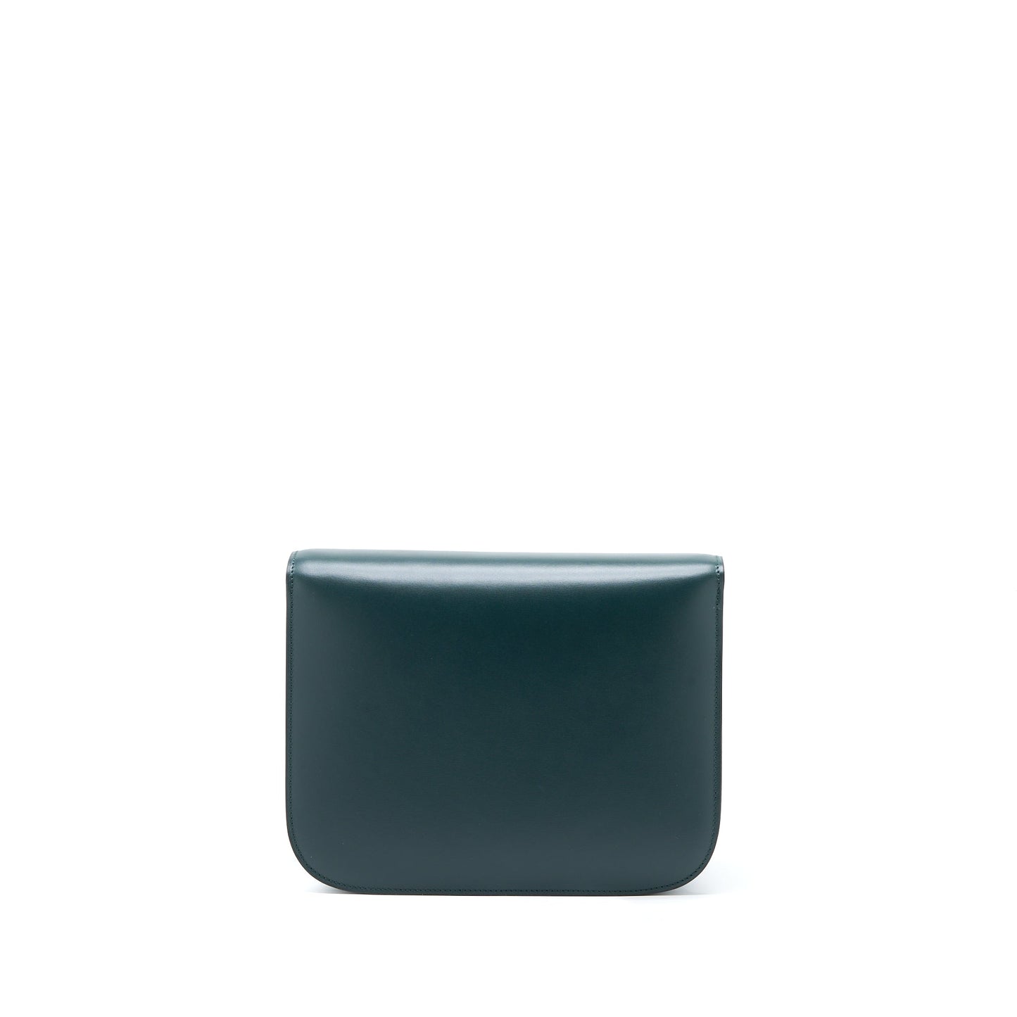 Celine Medium Classic Box Purse Calfskin Green