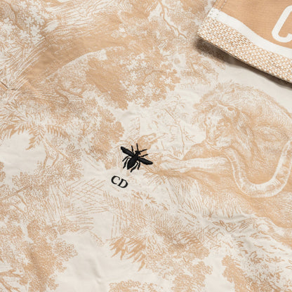 Dior Size Toile De Jouy Anoroak Jacket Beige
