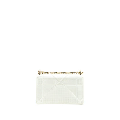 Dior Small Diorma Metallic White