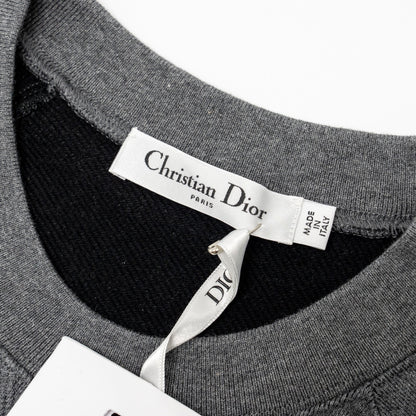 Dior Size 38 Dior Amour Graffiti Sweatshirt Cotton Grey