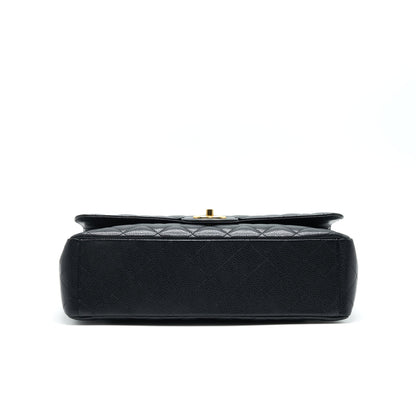 CHANEL CAVIAR MAXI IN BLACK GHW