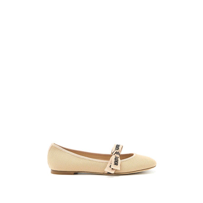 Dior Size 36 Jâadior Ballet Pump Canvas Beige