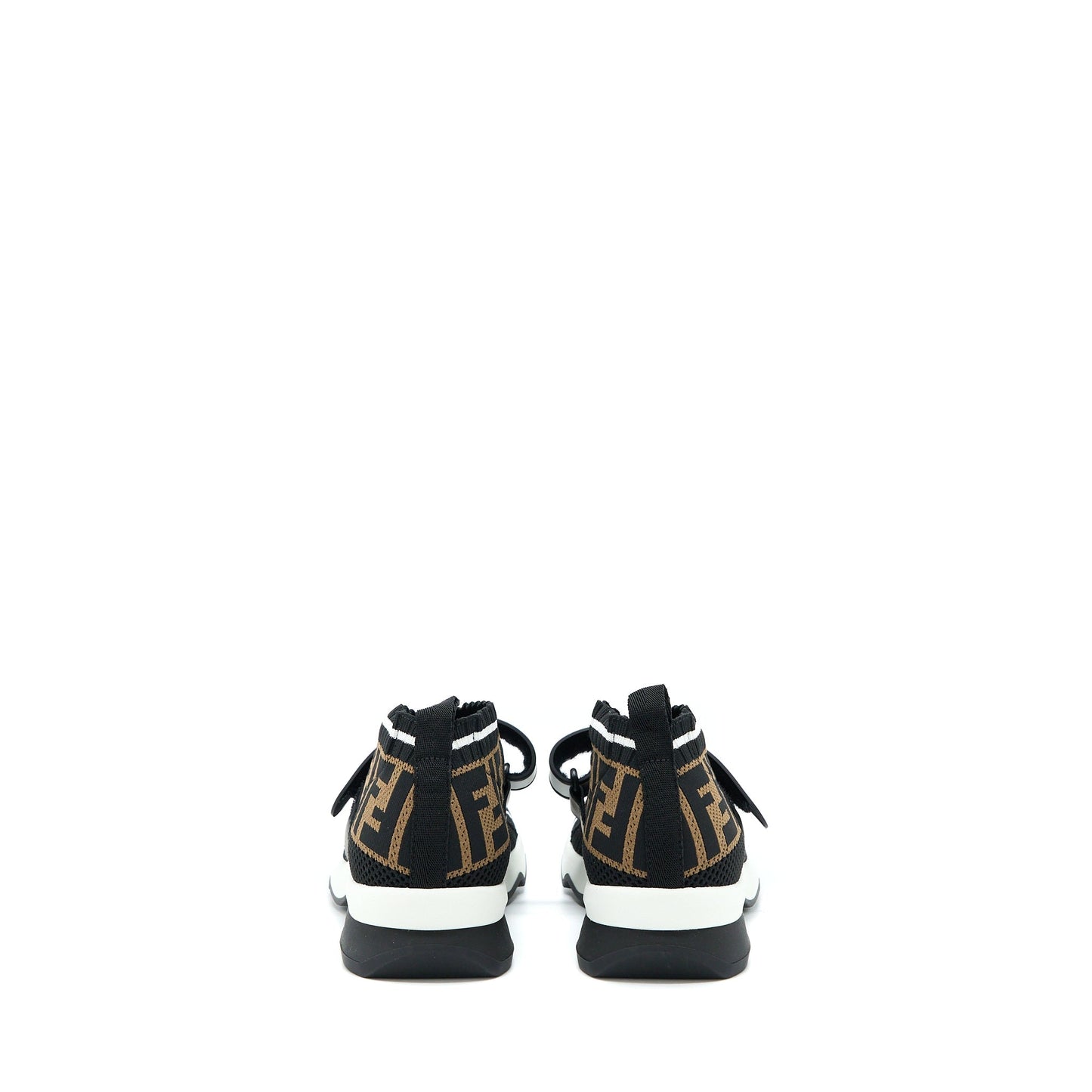 Fendi Size 36 Fabric Black/Brown Sneaker