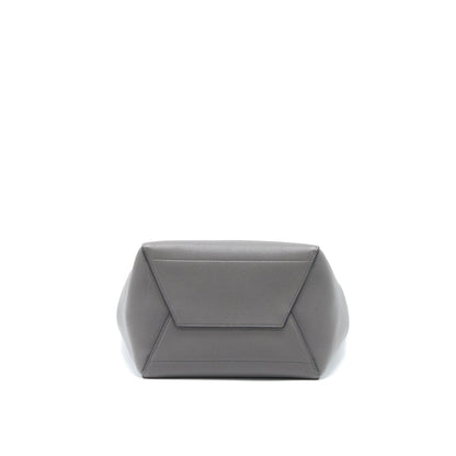 Celine Sangle Bucket Purse Grained Calfskin Grey
