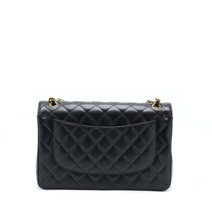 Chanel Jumbo Classic Flap Bag Caviar Black GHW