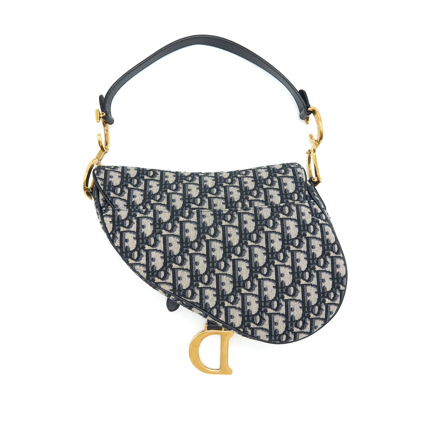 Christian Dior Oblique Medium Saddle Purse
