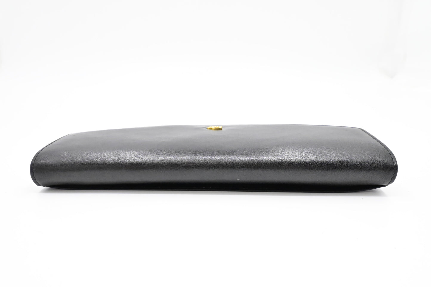Dior Long Wallet in Black Leather