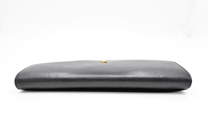 Dior Long Wallet in Black Leather