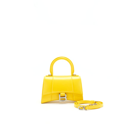 Balenciaga Hourglass Top Handle Yellow