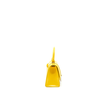 Balenciaga Hourglass Top Handle Yellow