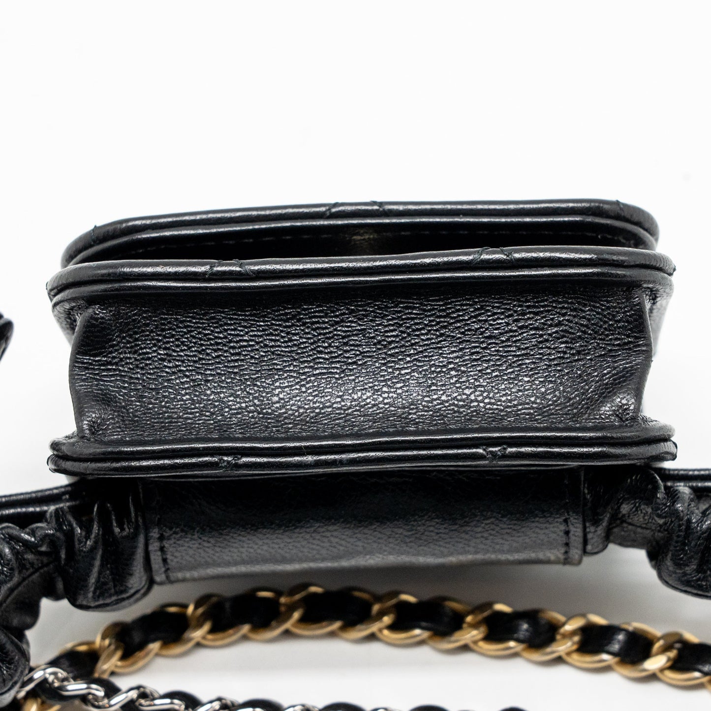 Chanel 22C AirPods Case Lambskin Black Multicolour Hardware