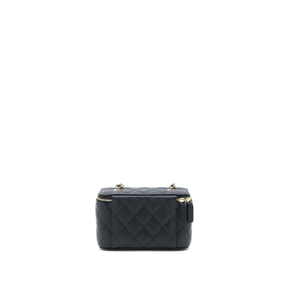 Chanel Long Vanity Case Caviar Black LGHW