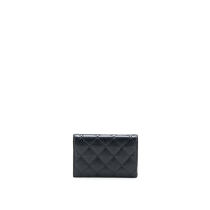 Chanel Classic Flap Cardholder Caviar Black GHW