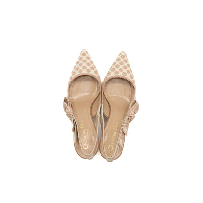 Dior Size 34.5 JâAdior Slingback Heels Multicolour