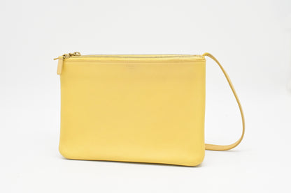 Celine Crossbody in Pale Yellow Leather