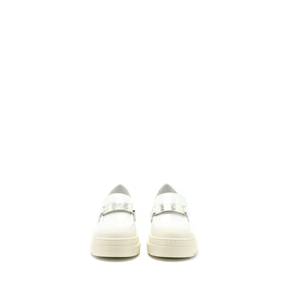 Christian Dior Size 36 Code Loafer Brushed Calfskin White