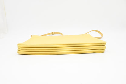 Celine Crossbody in Pale Yellow Leather