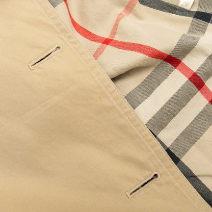 Burberry Size UK2 Short Trench Coat Beige