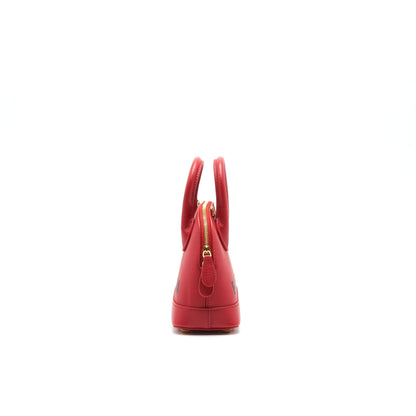 Balenciaga Ville Top Handle Tote Purse Red