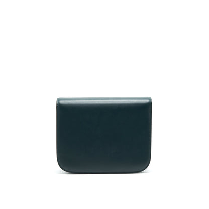 Celine Box Amazon Green calfskin Leather