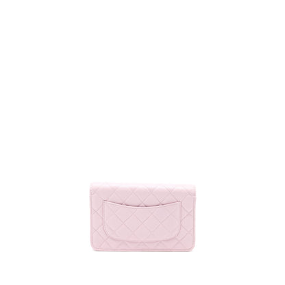 Chanel Classic Wallet On Chain Caviar Light Pink LGHW
