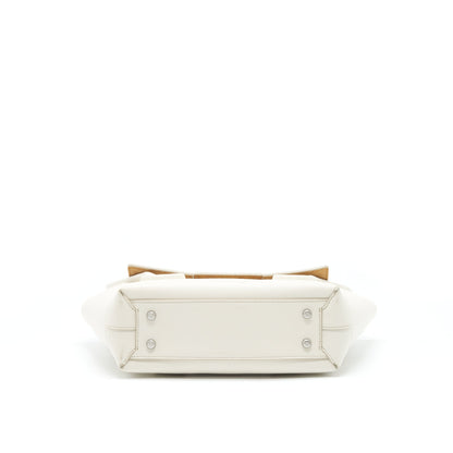 Bottega Veneta Arco Purse Calfskin White