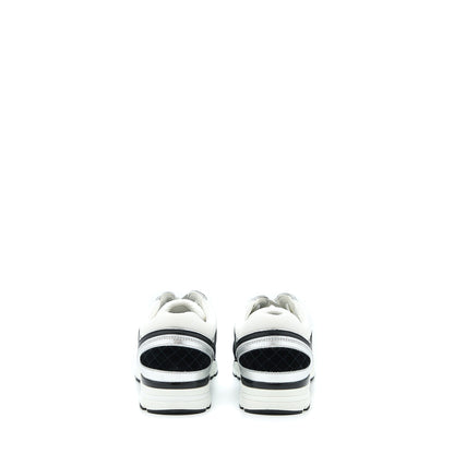 Chanel Size 39 Trainers Suede Black/White/Silver