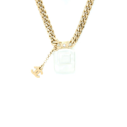 Chanel No.5 Perfume Bottle Choker/Necklace Crystal/Pearl LGHW