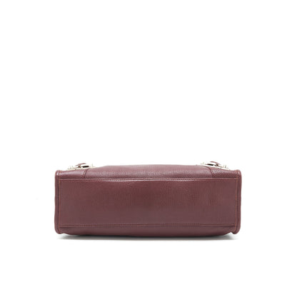 Balenciaga Small City Edge Burgundy