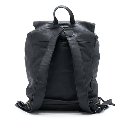 Balenciaga Backpack Calfskin Black
